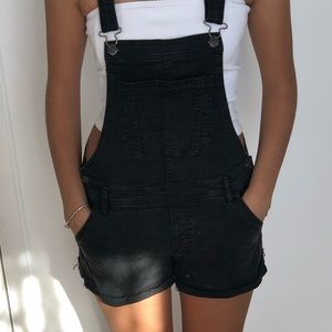 Black wash Shortalls